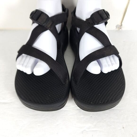 Chaco women’s Z/1 Classic Size US 10 Black Strappy Outdoor Sport Sandals Shoes - Picture 3 of 16